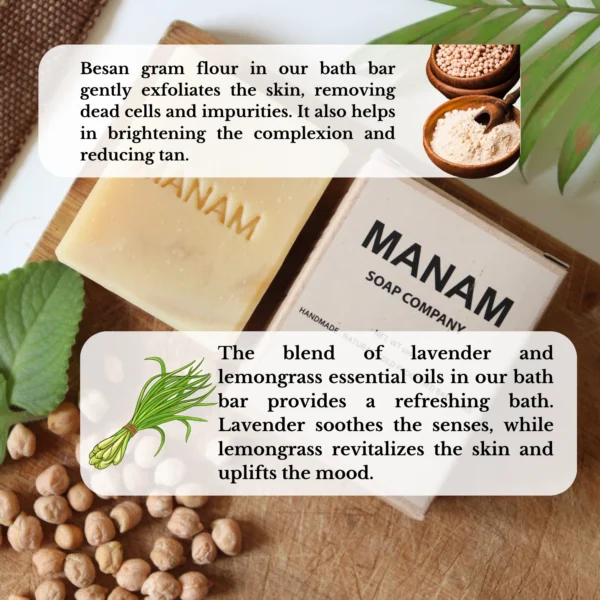 21 Besan bath bar - Dry skin Relief