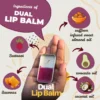 Dual lip balm.