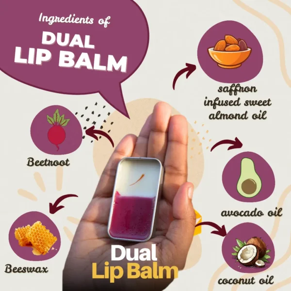Dual lip balm.