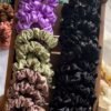 Medium sized Satin scrunchies : Pack of 2